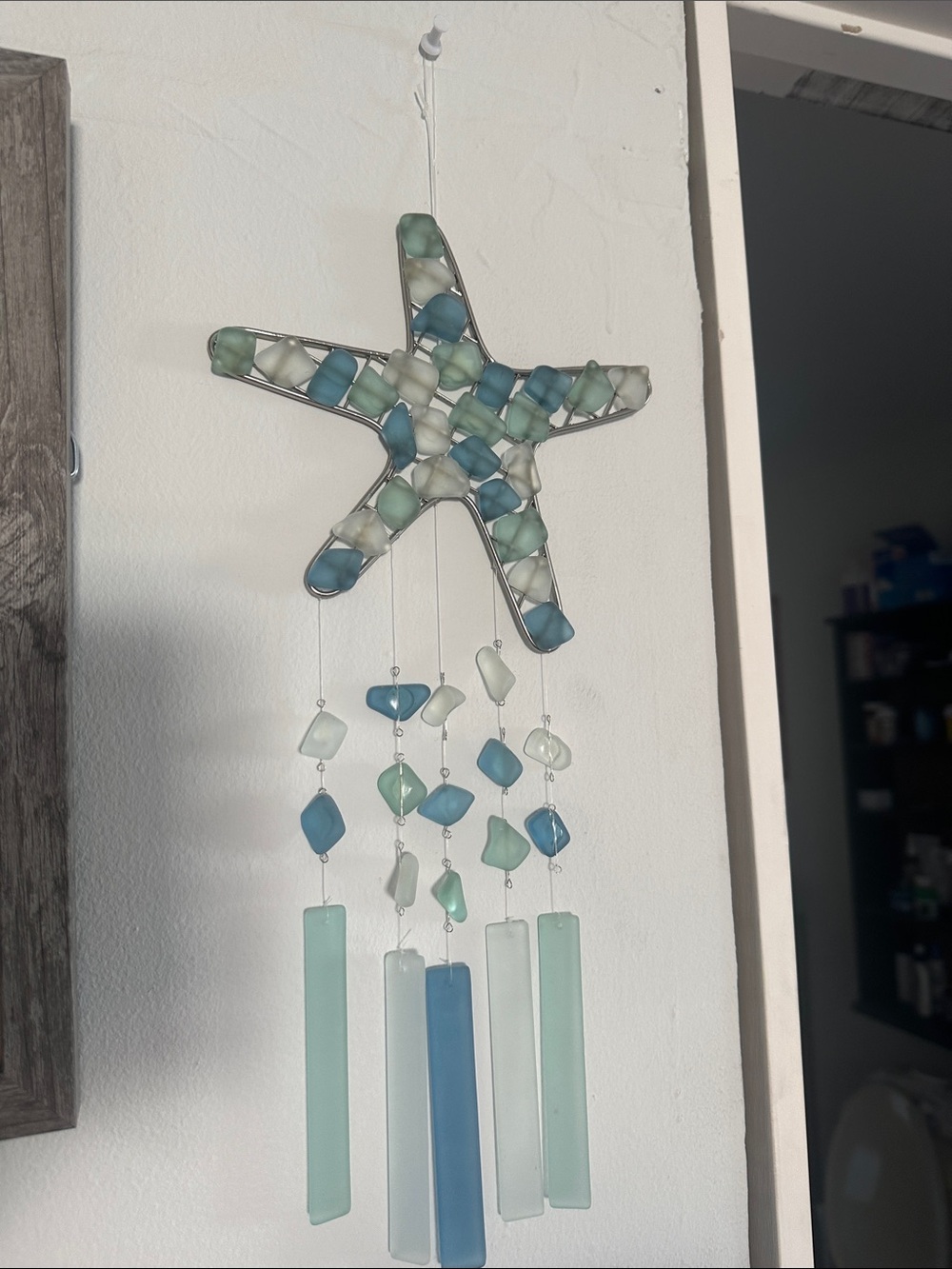 Sea Glass Starfish Wall Hanging - Picture 6 of 6